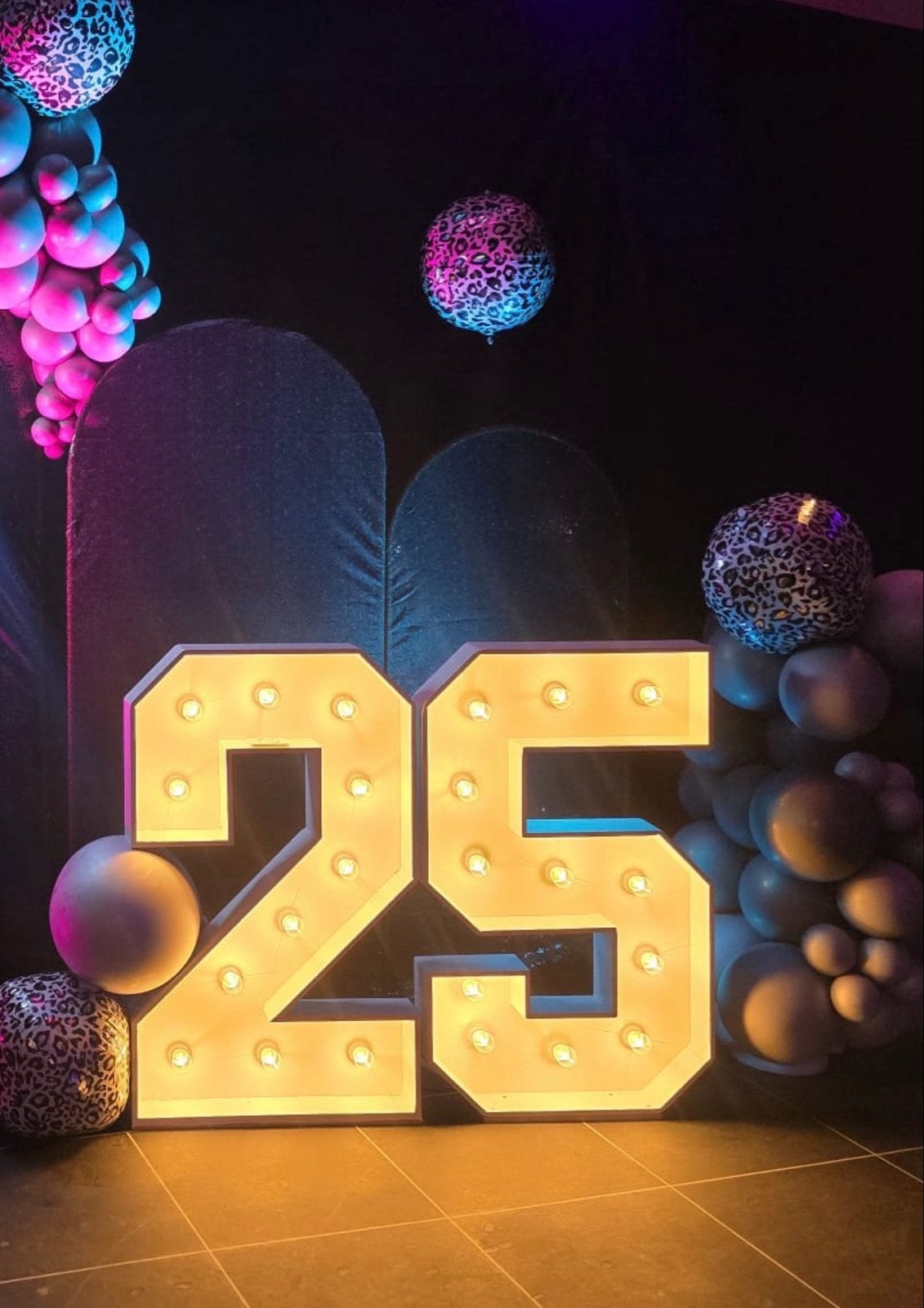 *Gratis bezorging HUUR: LED LichtCijfers lichtletters 100cm, Ophalen, Gebruikt, Versiering, Verjaardag