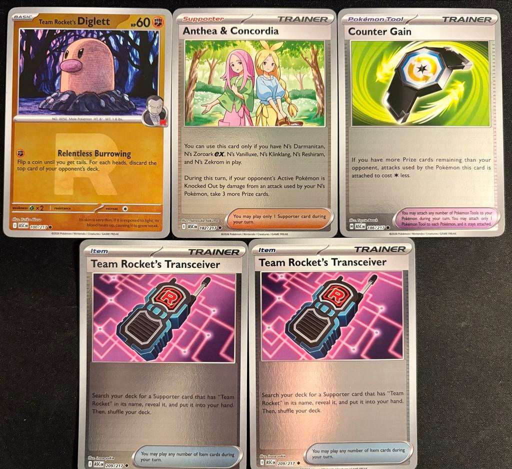 Ascended Heroes Pokémon kaarten - Perfect voor Master Set, Ophalen of Verzenden, Zo goed als nieuw, Meerdere kaarten