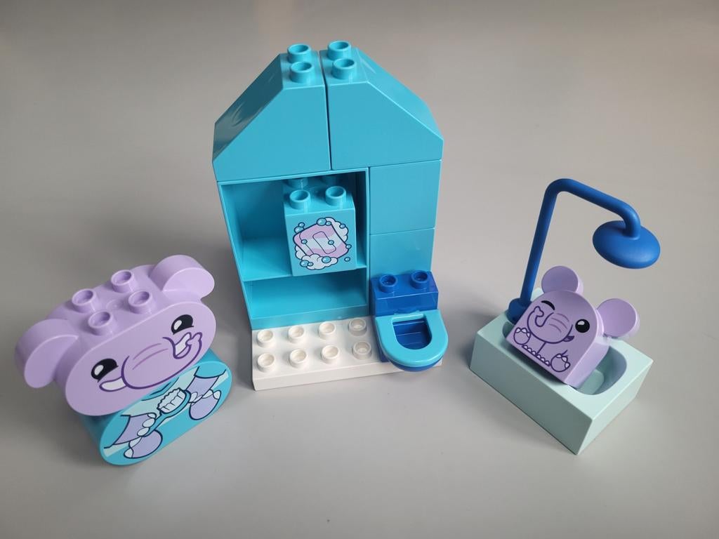 Lego duplo Mijn eerste dagelijkse gewoontes - in bad  10413, Overige thema's, Compleet, Ophalen of Verzenden, Zo goed als nieuw