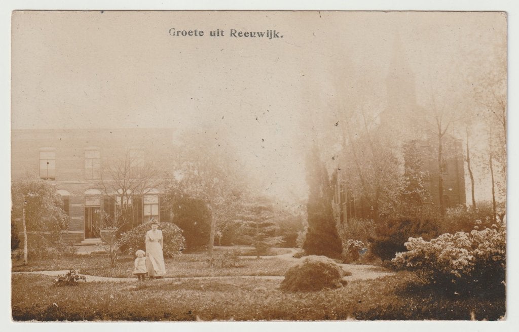 Reeuwijk 1912 * Fotokaart, Ophalen of Verzenden, Voor 1920, Gelopen, Zuid-Holland