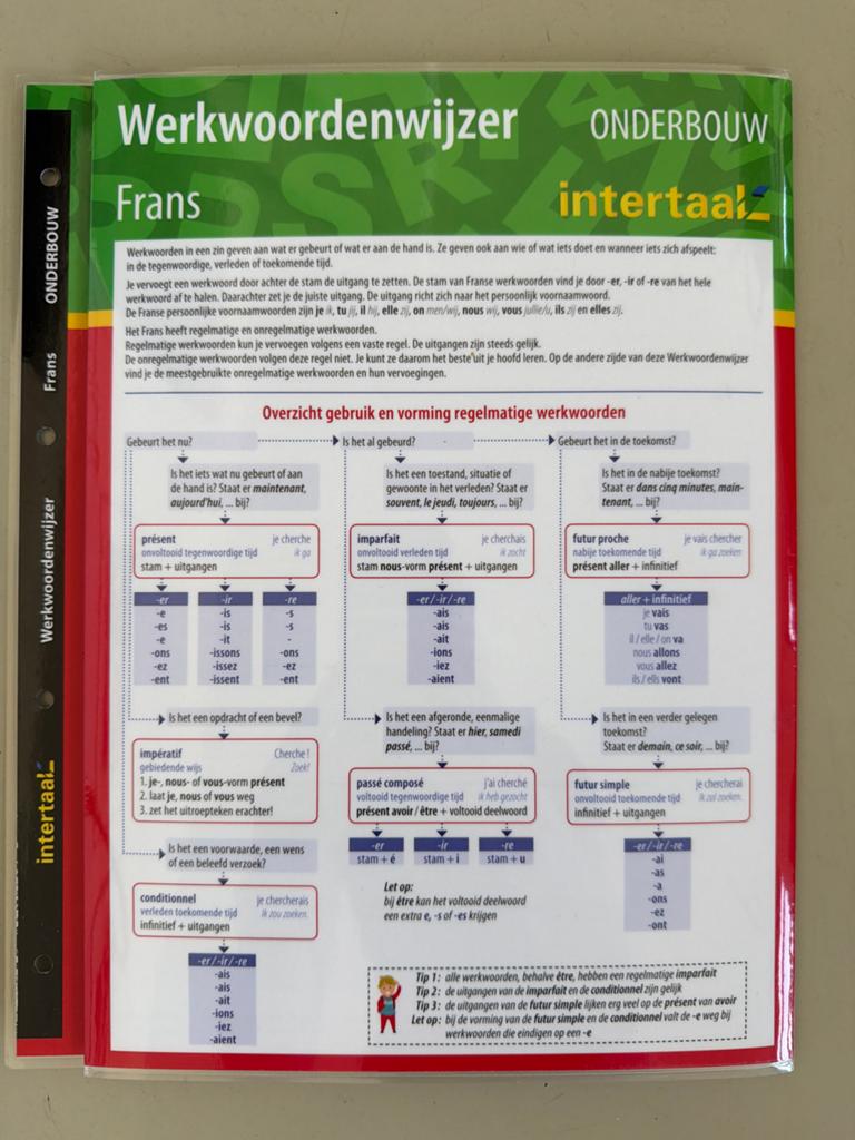 Franse Grammatica- en Werkwoordenwijzers (Intertaal), Ophalen of Verzenden, Zo goed als nieuw, Non-fictie
