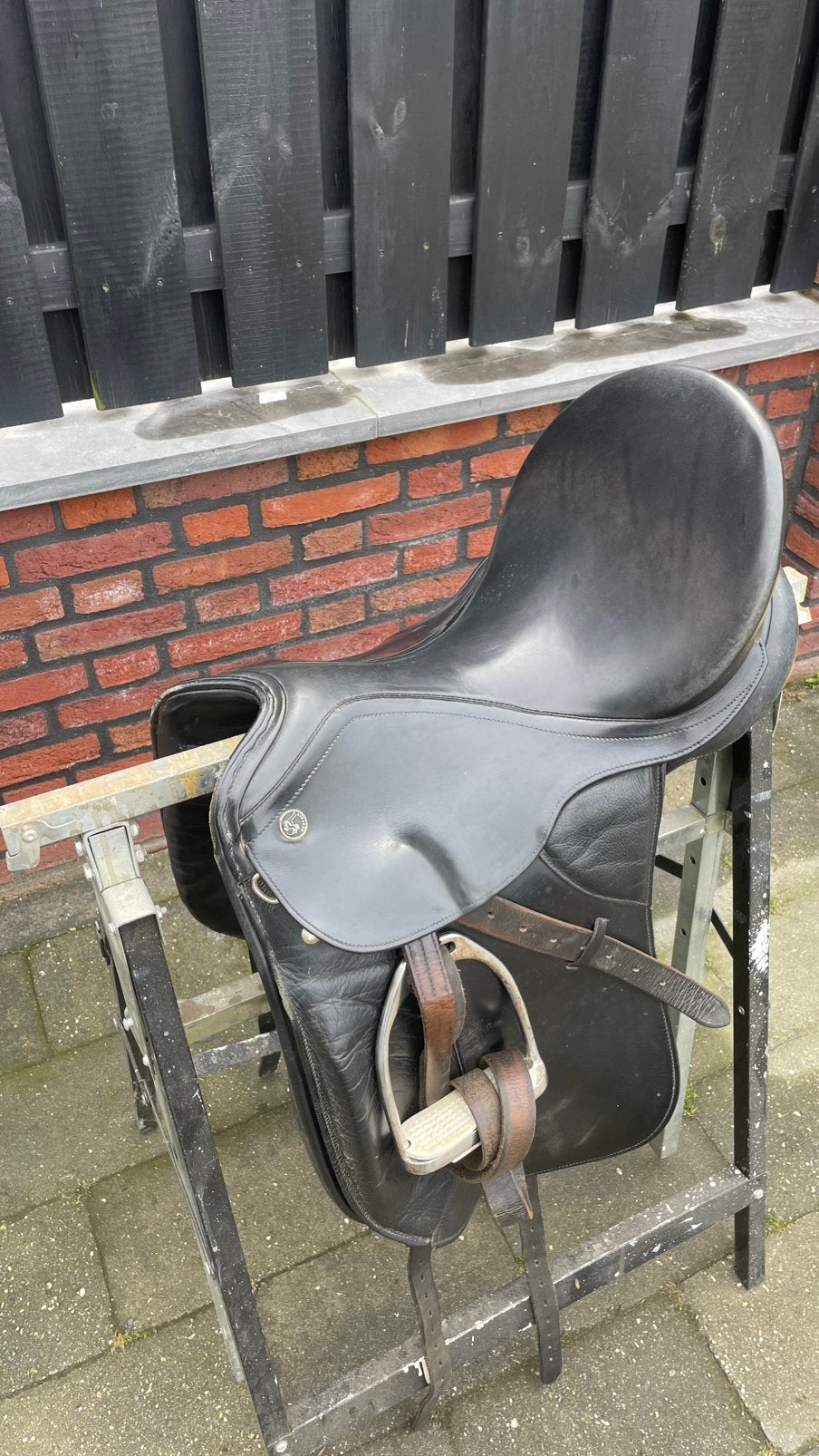 Kieffer dressuurzadel, Dieren en Toebehoren, Paarden en Pony's | Zadels, Ophalen, Zo goed als nieuw, Dressuur