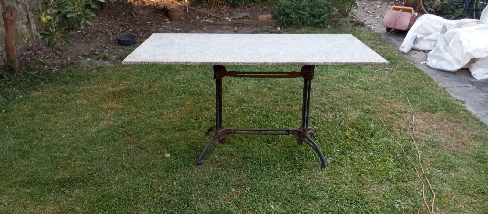 Tuintafel, Tuin en Terras, Tuintafels, Ophalen, Gebruikt, Rechthoekig