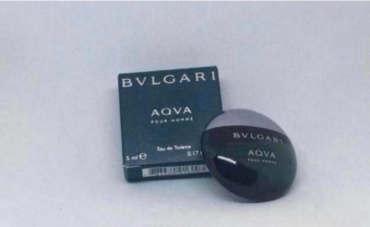 Miniatuur Aqua pour homme Bvlgari 5 ml eau de toilette, Verzenden, Zo goed als nieuw, Overige typen