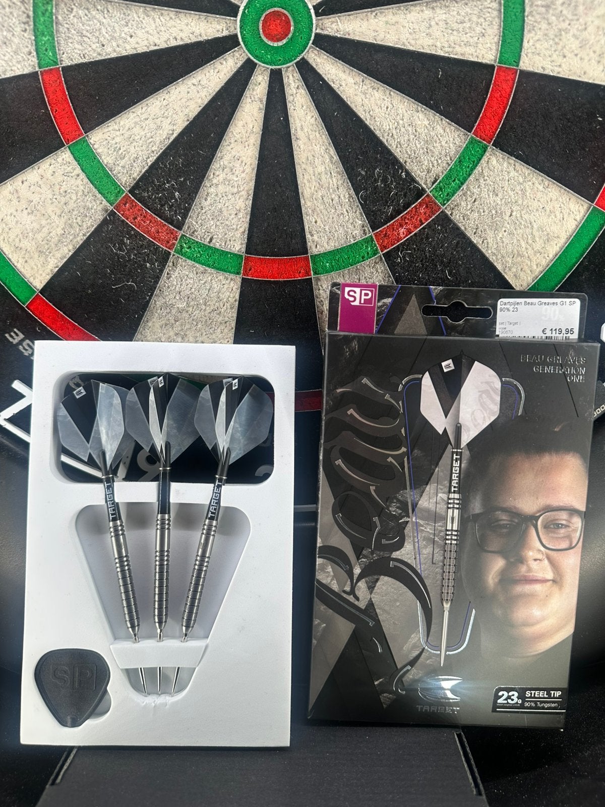 Beau greaves darts 23 gram, Ophalen of Verzenden, Zo goed als nieuw, Pijlen