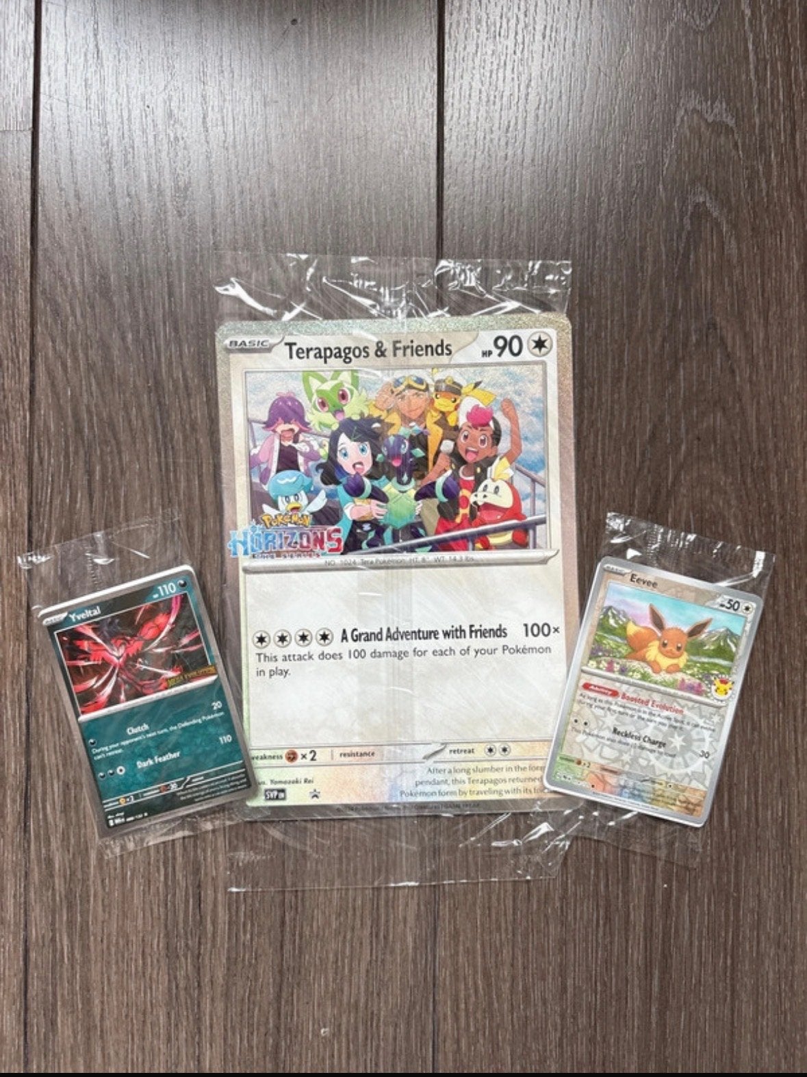Pokémon Promo Kaarten Set: Teragapos, Yveltal & Eevee, Ophalen of Verzenden, Nieuw, Meerdere kaarten, Foil