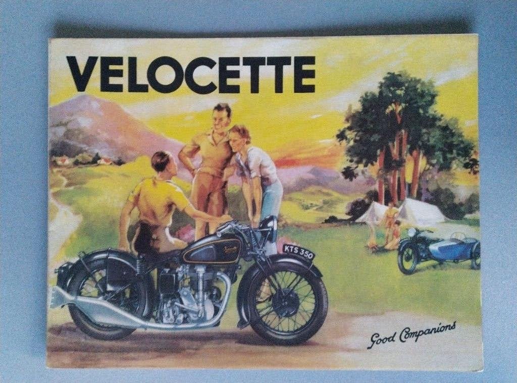 VELOCETTE 1936 models brochure KSS KTS MOV MSS GTP MAC, Verzenden, Overige merken