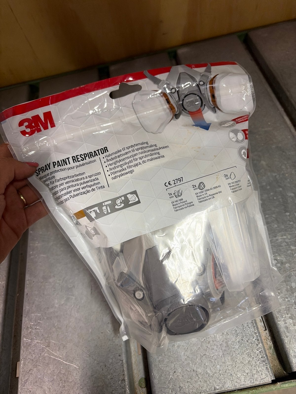 3M Spuitverf Respirator Halfgelaatsmasker Kit Nieuw, Doe-het-zelf en Verbouw, Ophalen of Verzenden, Nieuw, Halfgelaatsmaskers