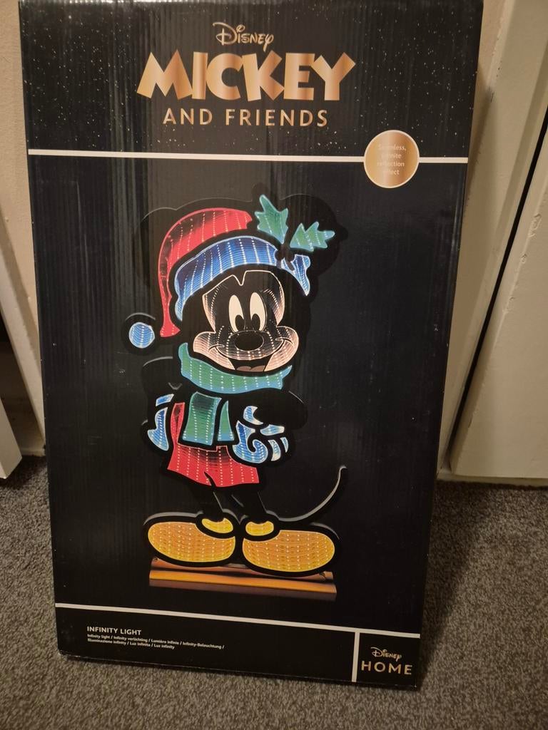 Disney Mickey Mouse Kerstverlichting, Kunststof, Kerst, Ophalen of Verzenden, Zo goed als nieuw