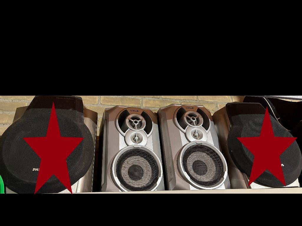 sony ss-rg55 speakerset, Audio, Tv en Foto, Luidsprekers, Gebruikt, Overige typen, Ophalen of Verzenden, 60 tot 120 watt
