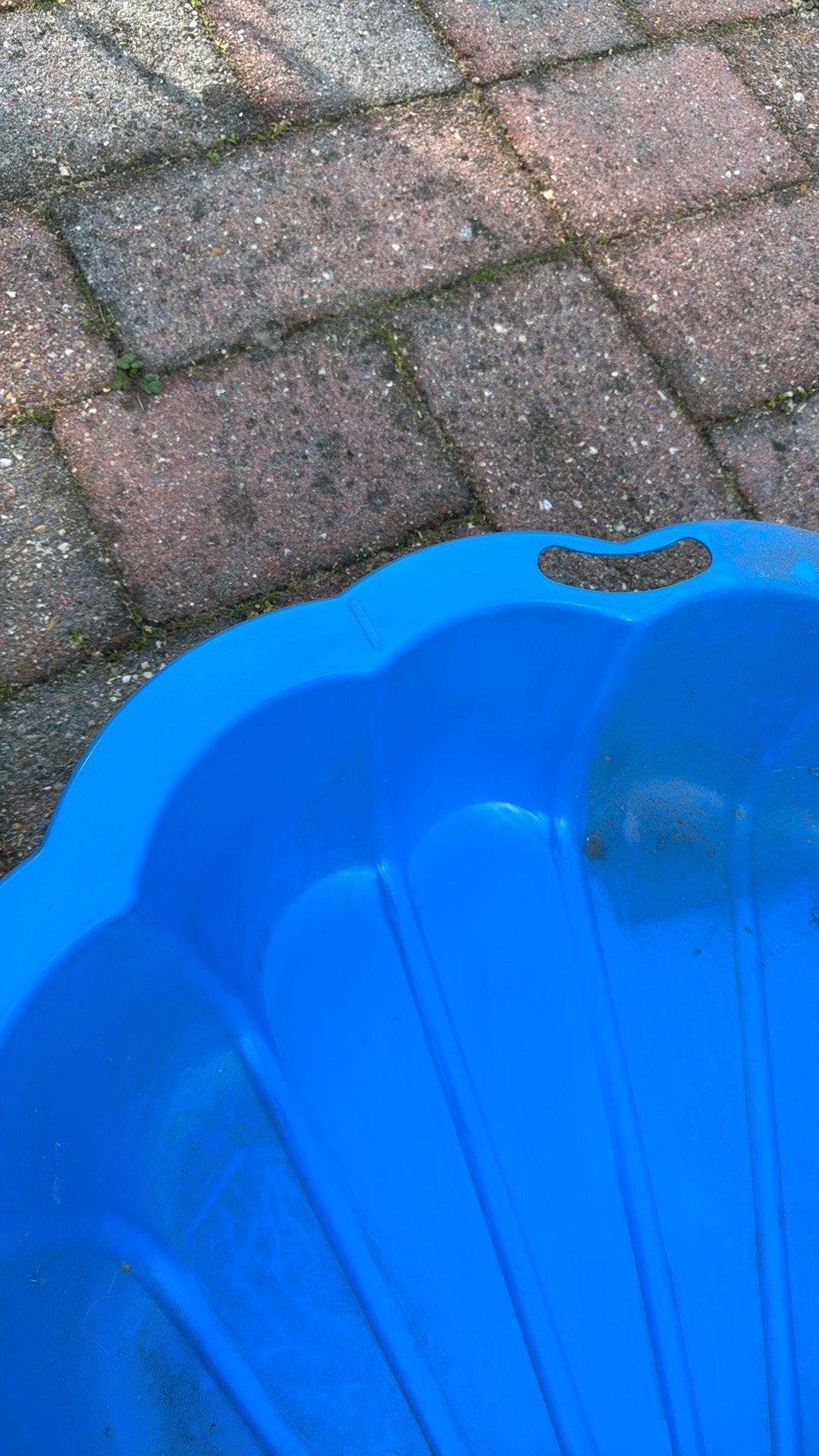 Blauwe zandbakschelp voor kinderen, Ophalen, Gebruikt