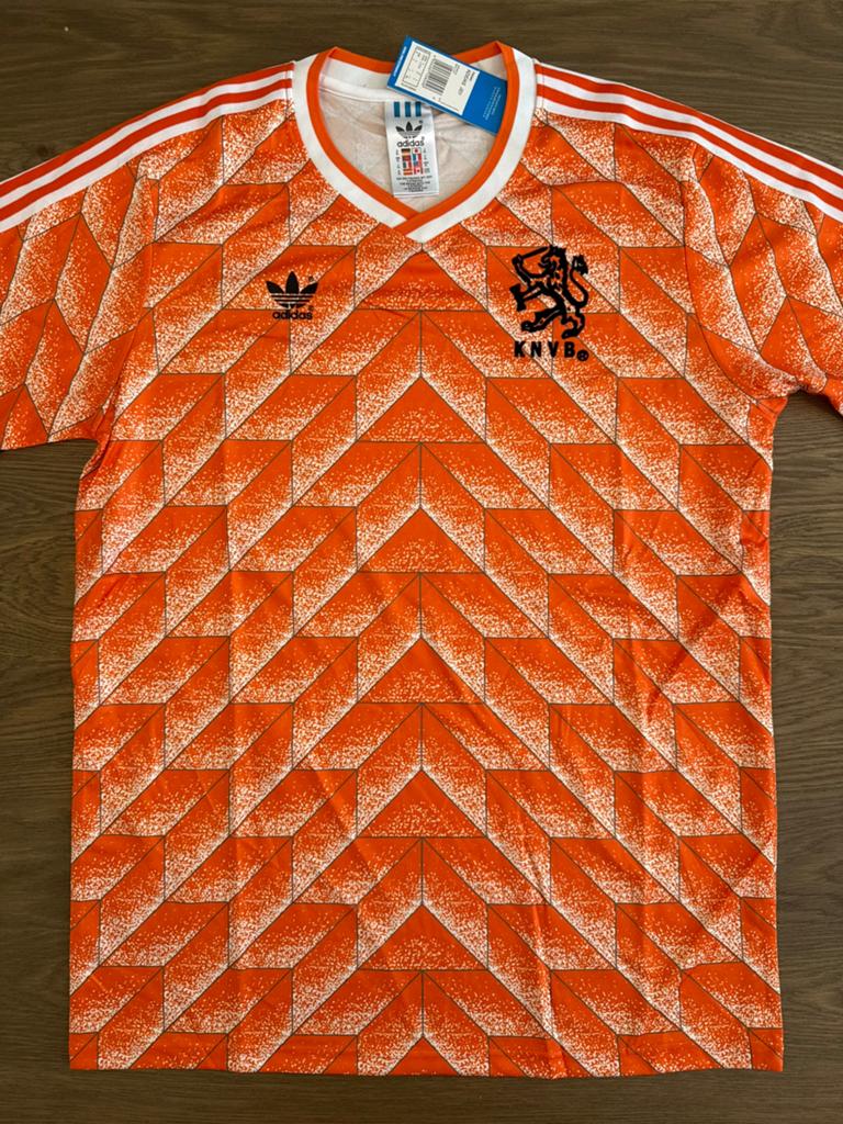 Nederland 1988 Thuisshirt Adidas L Retro EK 88, Ophalen of Verzenden
