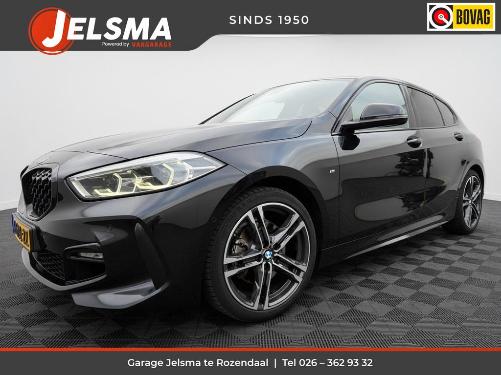 BMW 1-serie 118i Edition+ M-Sport 6bak, Sport-leer | Pano |, Auto's, BMW, 136 pk, Gebruikt, Zwart, Handgeschakeld