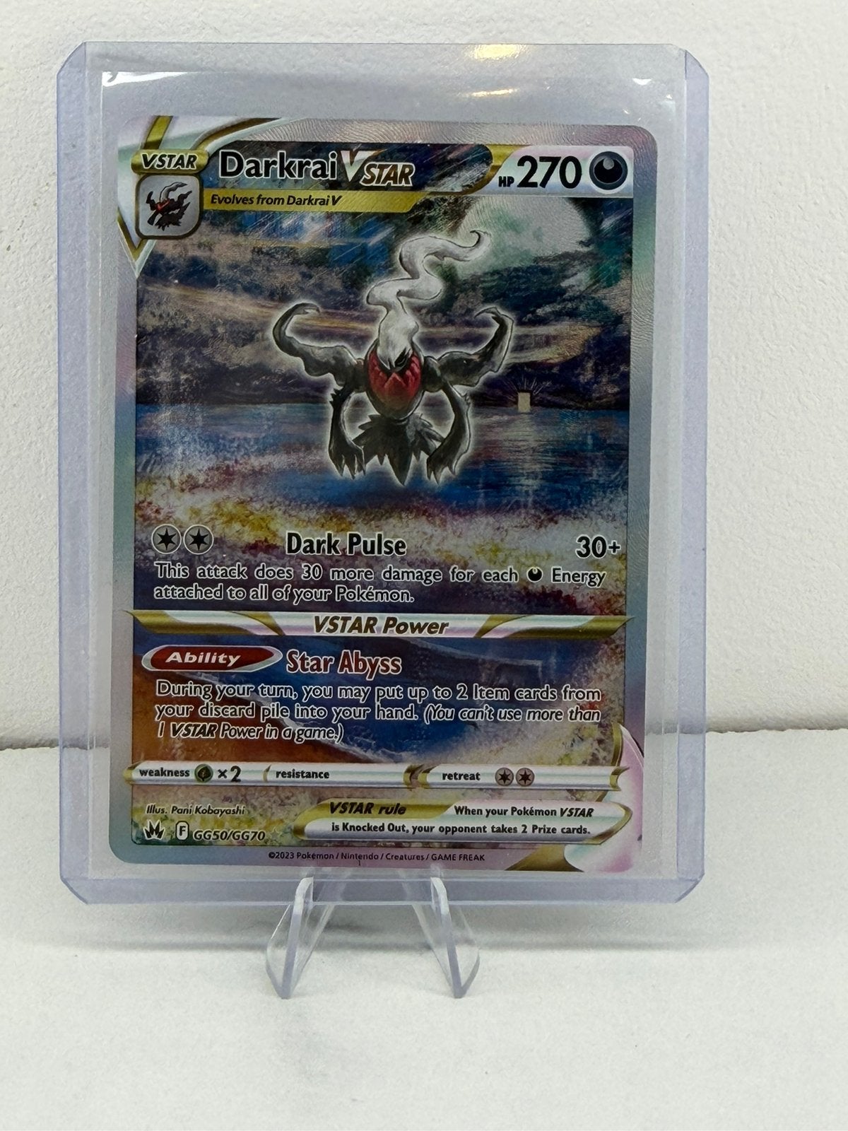 Pokémon Darkrai VSTAR GG50/GG70 – Galarian Gallery, Ophalen of Verzenden, Zo goed als nieuw