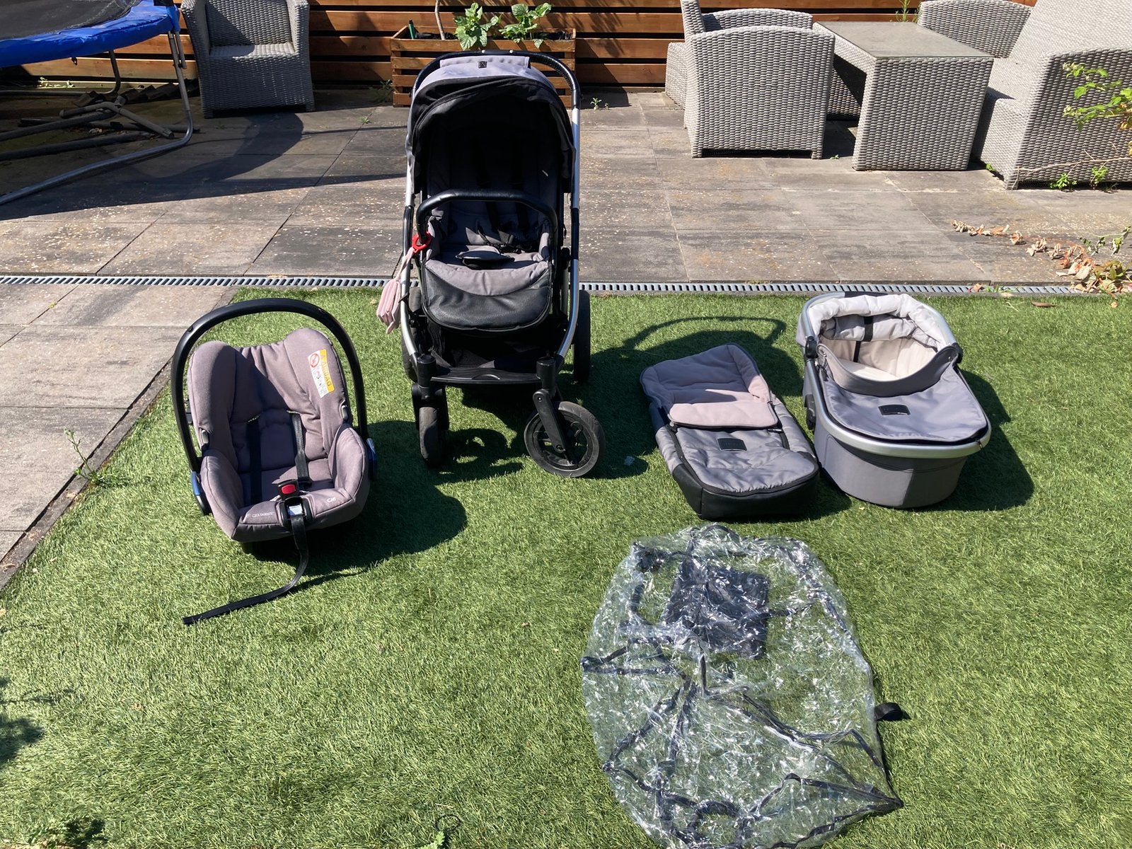 Kinderwagen Mutsy Transit + Maxi Cosi, Ophalen, Zo goed als nieuw, Mutsy