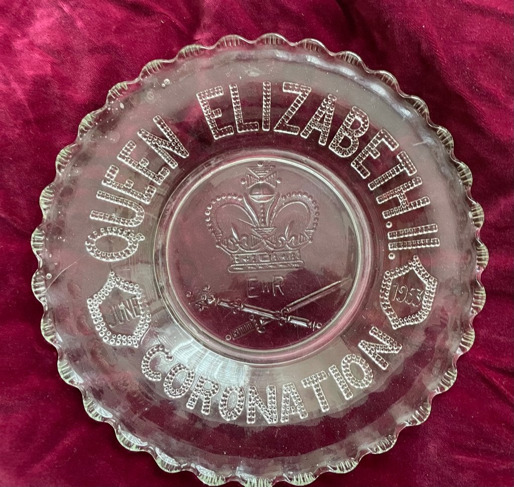 herdenkings bord ; Coronation Queen Elizabeth Juni 1953., Ophalen, Zo goed als nieuw