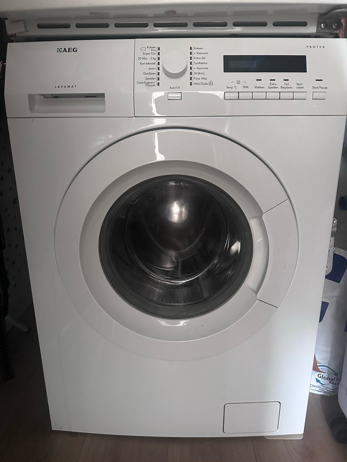 AEG Lavamat Wasmachine, Ophalen, Gebruikt, Voorlader, 85 tot 90 cm