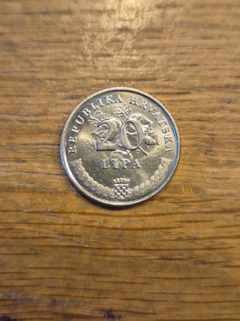 Kroatië - 20 Lipa 2011, Postzegels en Munten, Verzenden, Overige landen, Losse munt