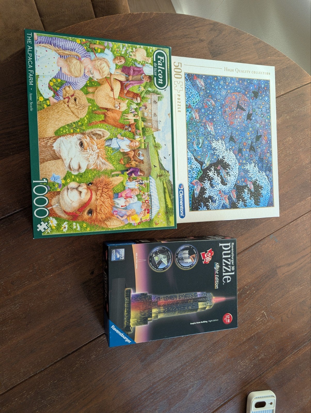 Puzzels van Falcon, Ravensburger, Clementoni, Ophalen of Verzenden, 500 t/m 1500 stukjes, Zo goed als nieuw
