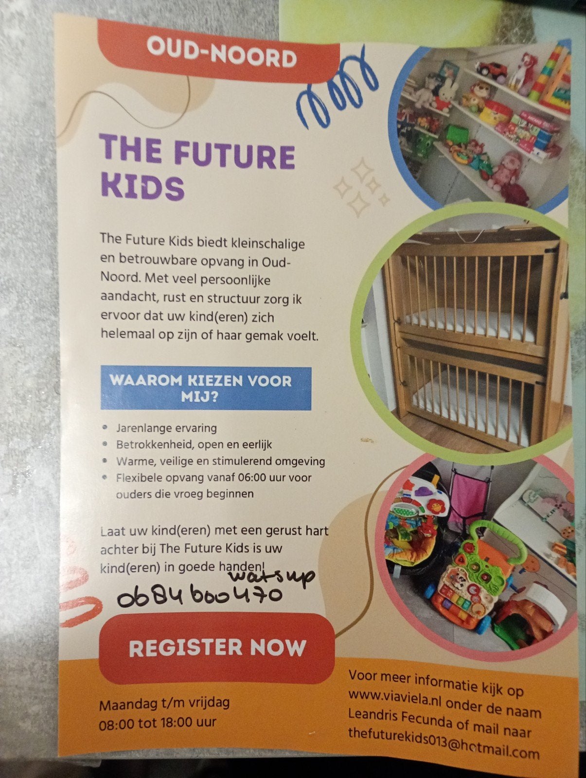ervaren gastouderopvang/baby care plek Tilburg oud Noord, Kinderen en Baby's, Ophalen of Verzenden