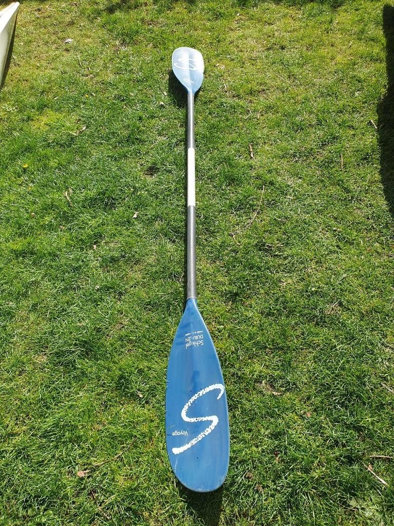 kajak peddel (Schlegel duralen), Ophalen, Gebruikt, Dubbelbladige peddel