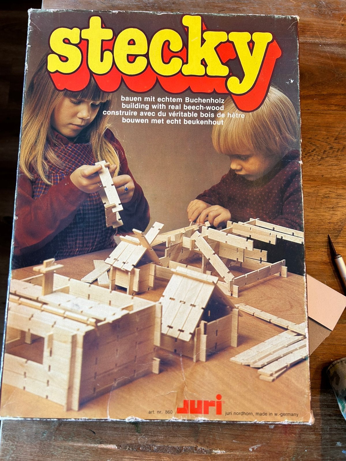 Stecky Constructieset jaren 70 izgs, Ophalen of Verzenden, Zo goed als nieuw
