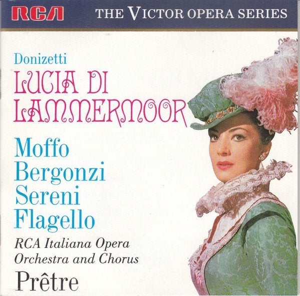 DONIZETTI Lucia di Lammermoor 2 - CD MOFFO PRETRE RCA, Ophalen of Verzenden, Romantiek, Gebruikt, Opera of Operette
