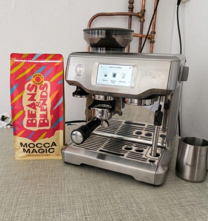 Sage Barista Touch Espresso Machine | Topstaat + Bonen, Espresso apparaat, Refurbished, Ophalen of Verzenden, 4 tot 10 kopjes