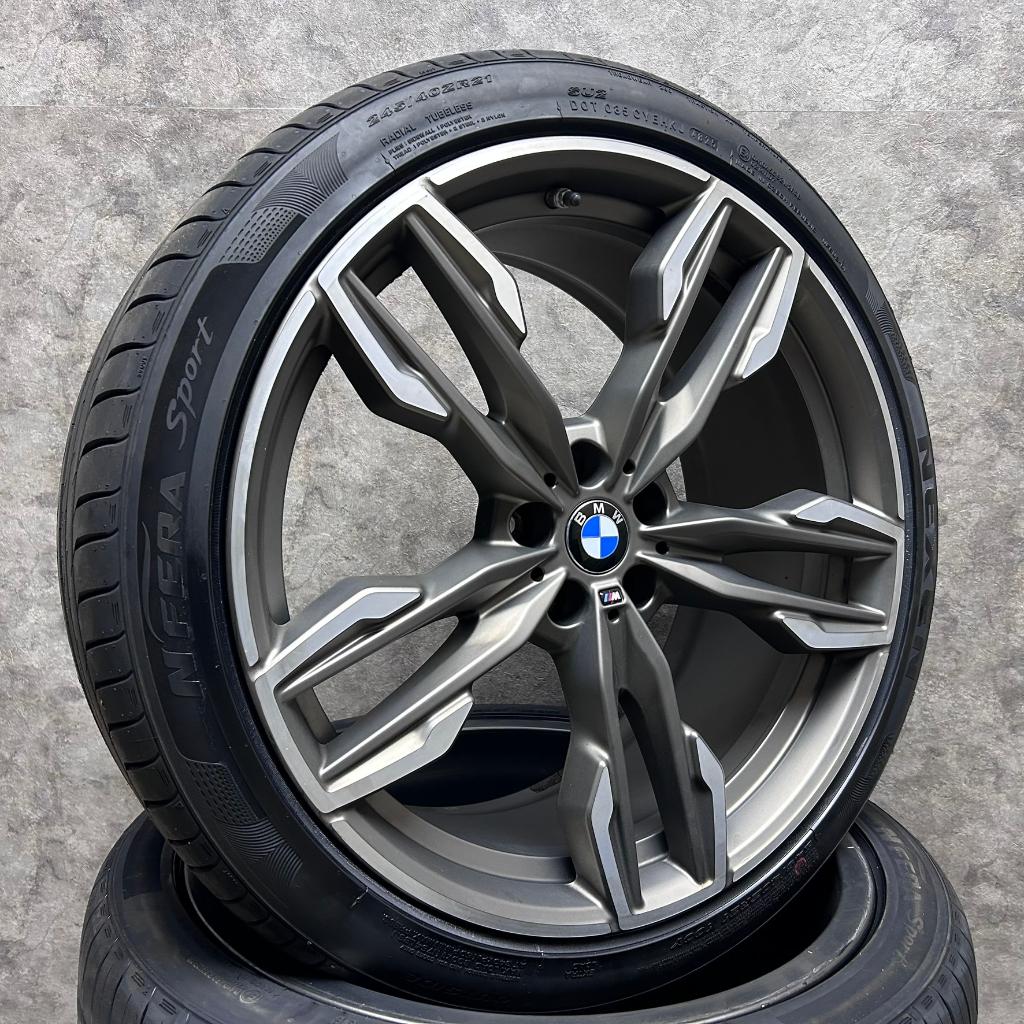 21 inch originele velgen + zomerbanden BMW X3 X4 style 718, Banden en Velgen, Personenwagen, BMW, Zomerbanden