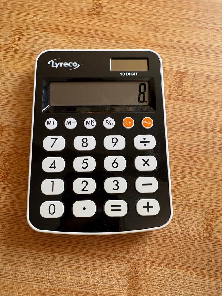 Gratis werkende rekenmachine, Ophalen, Zo goed als nieuw