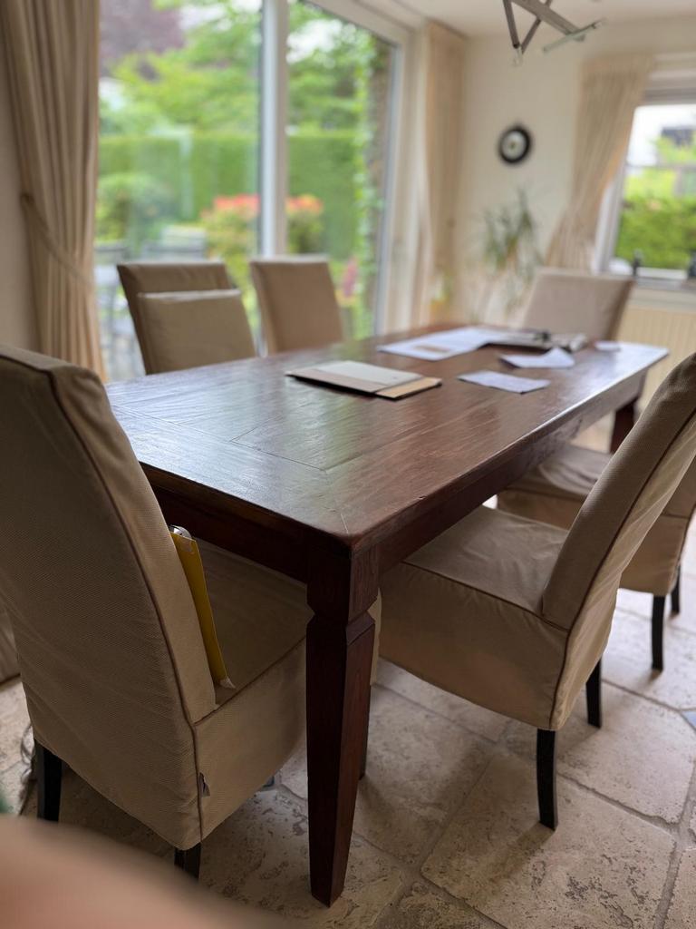 Tafel, Ophalen, Gebruikt, 4 tot 6 stoelen