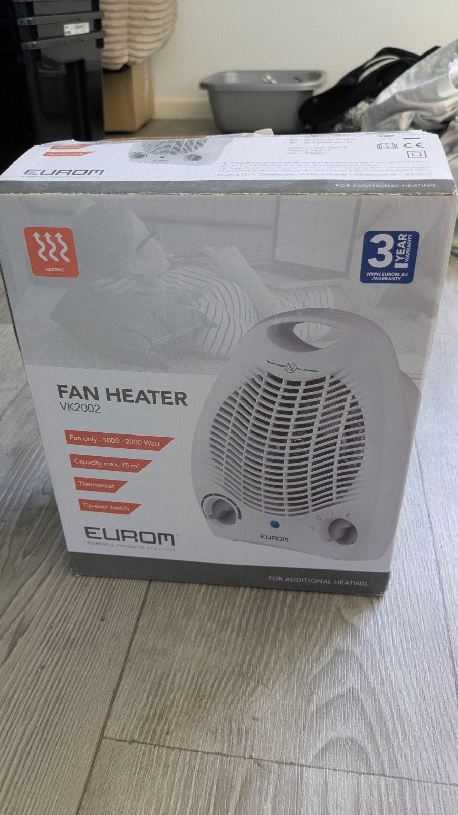 Eurom VK2002 Ventilatorkachel - Zo goed als nieuw, Ophalen