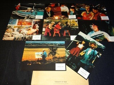 VINCENT   AND   ME      lobbycard set., Verzenden, Nieuw, A4 of kleiner, Film en Tv