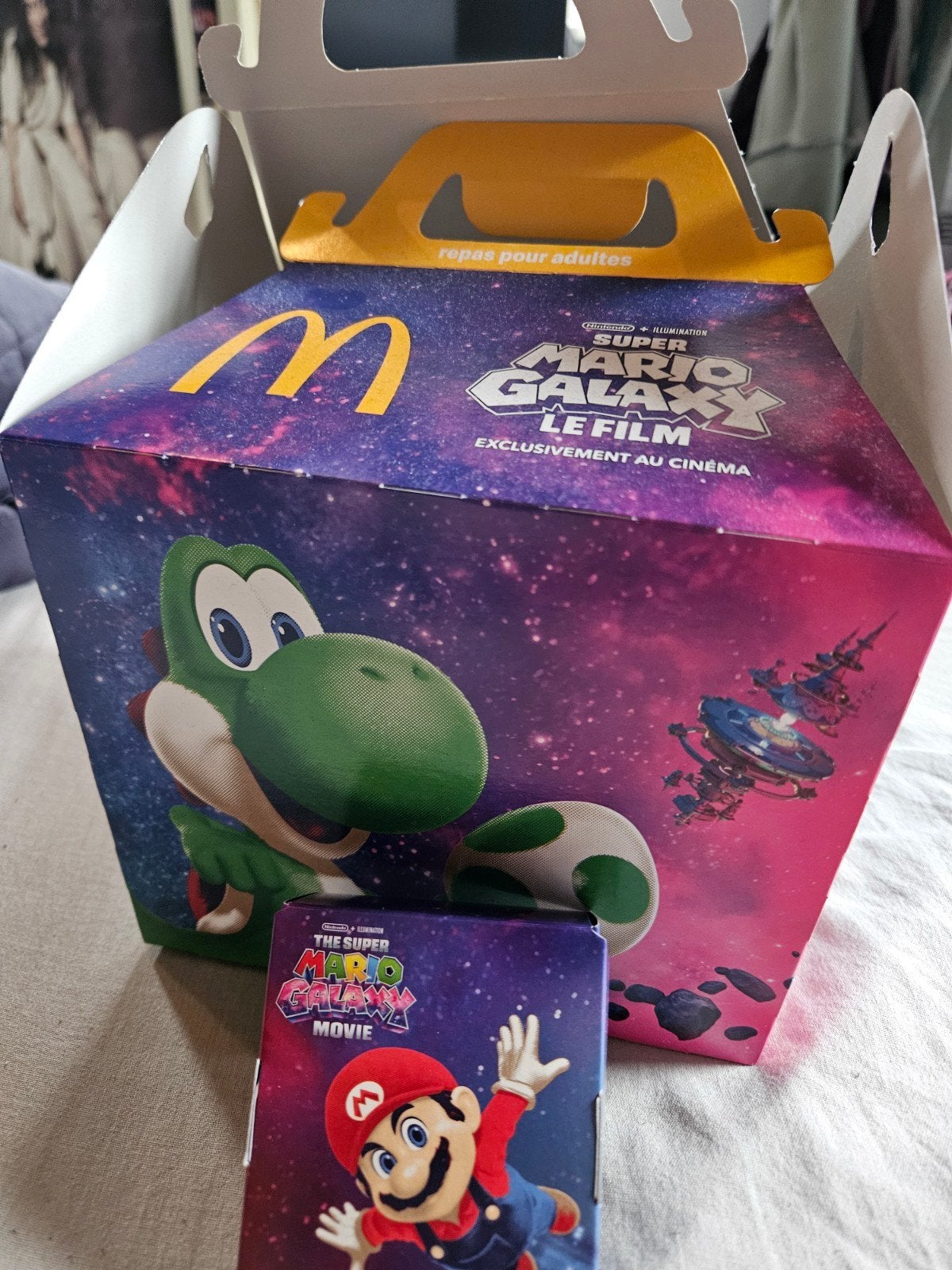 McDonald's Super Mario Galaxy Movie Happy Meal, Ophalen, Nieuw, Jongen of Meisje