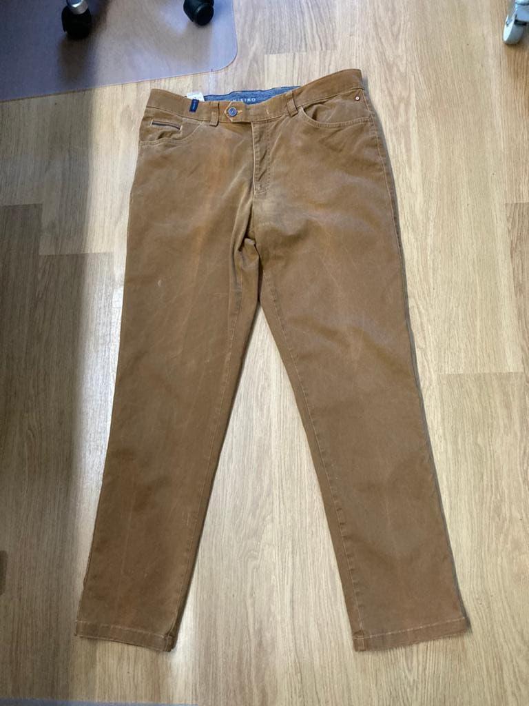 San Siro Broek - L - Regular Fit - Bruin, Maat 52/54 (L), Bruin, Ophalen of Verzenden, Zo goed als nieuw
