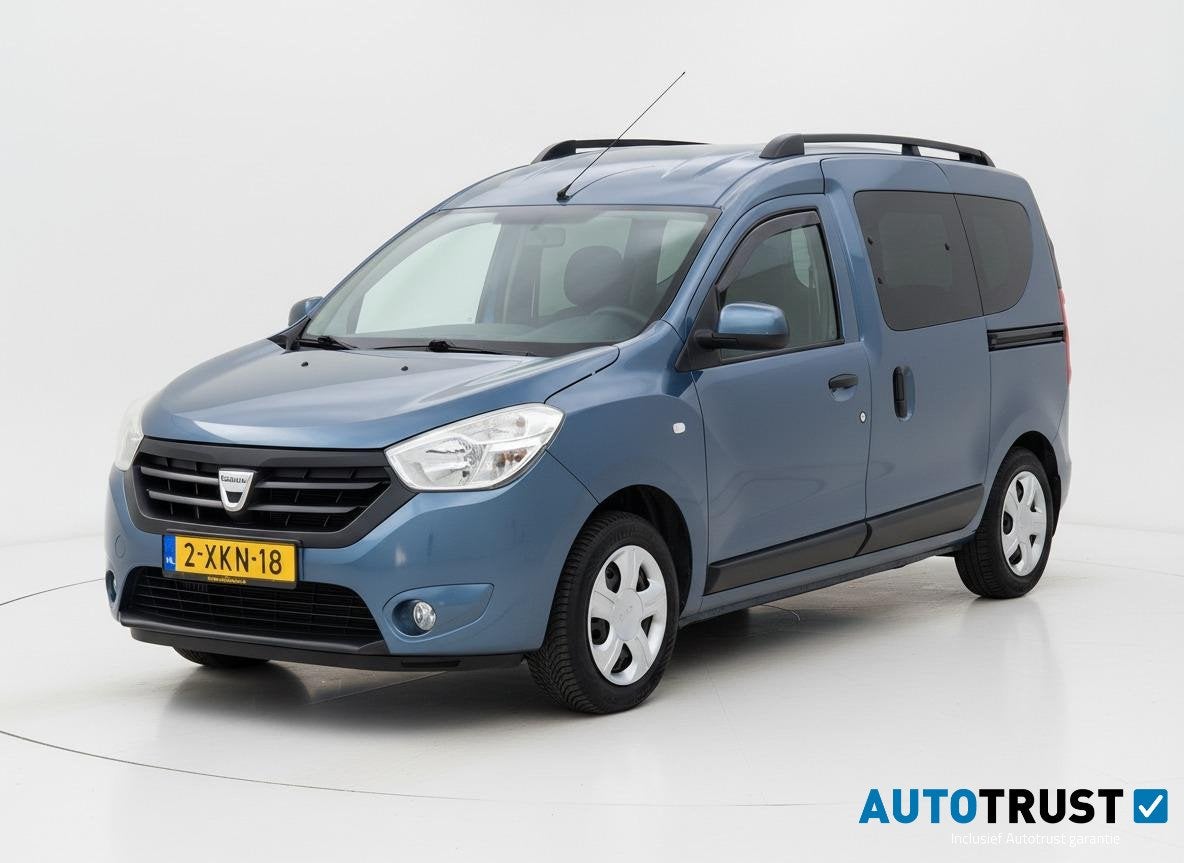 Dacia Dokker 1.2 TCe Ambiance KAMPEERAUTO. 2 pers. TREKHAAK, Voorwielaandrijving, Euro 5, Stof, Gebruikt