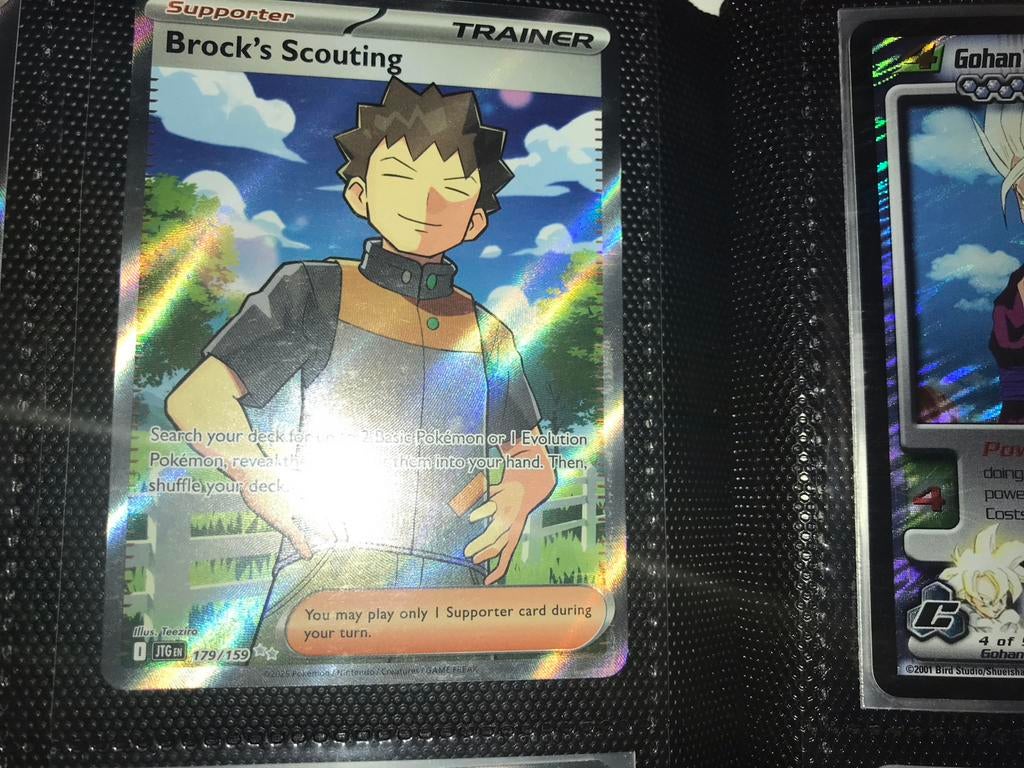 Pokémon kaart Brock's Scouting 179/159, Ophalen of Verzenden, Gebruikt, Losse kaart, Foil