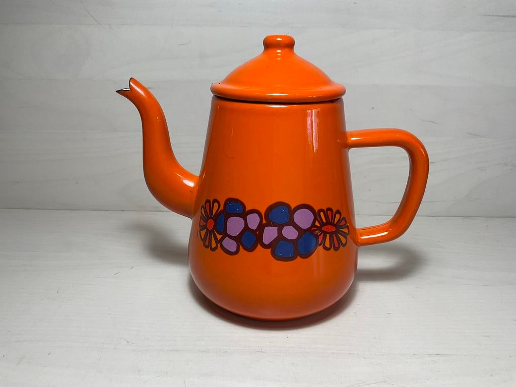 Brabantia Diane emaille koffiepot hoogte 18 cm, Ophalen of Verzenden