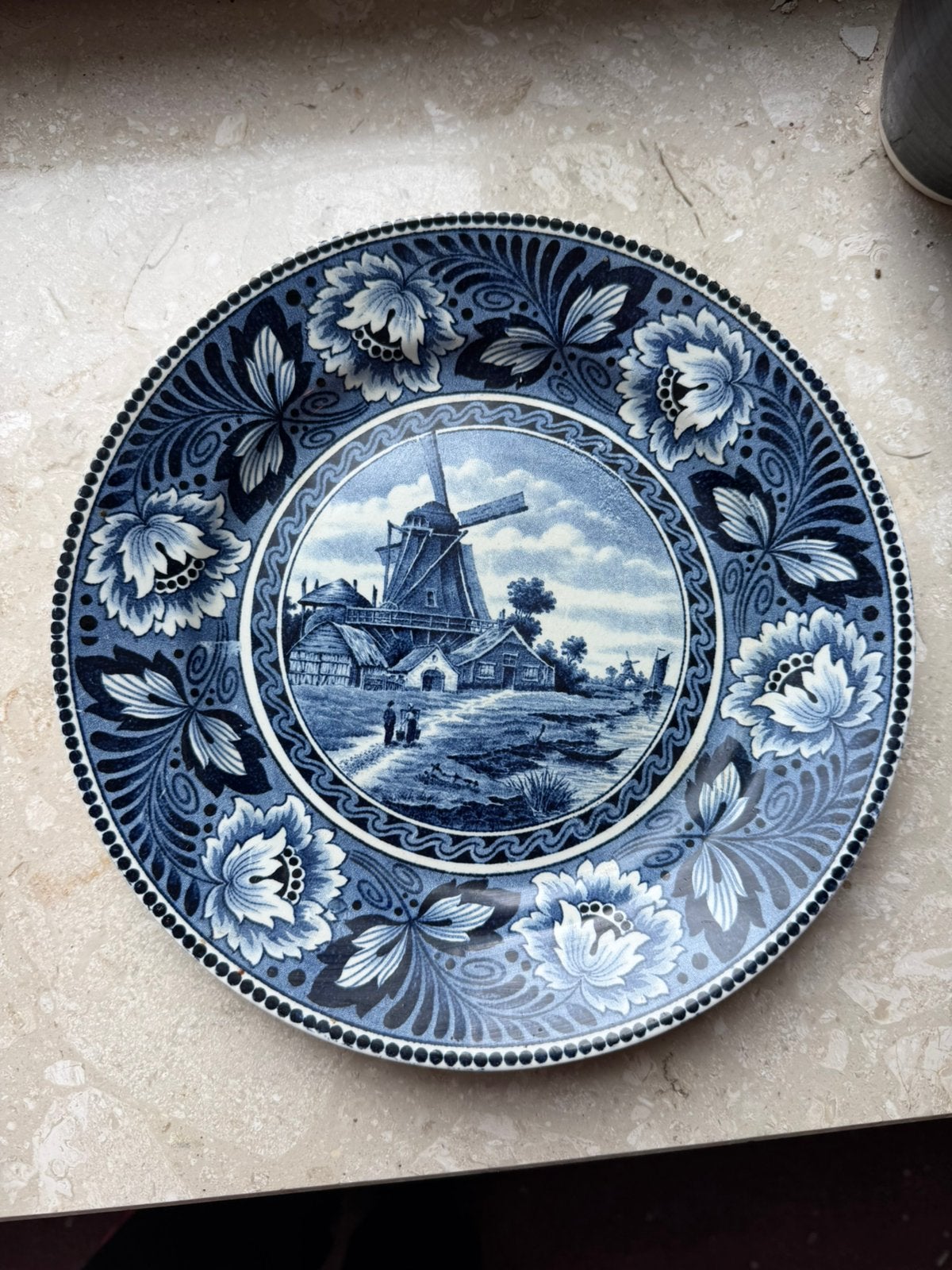 3 Vintage Delfts aardewerk wandborden, Ophalen of Verzenden