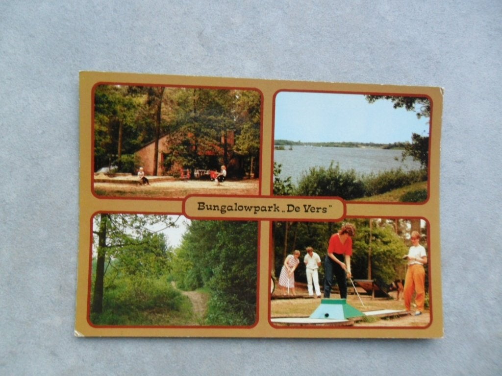 Overloon, bungalow park de Vers 1989, Verzenden, 1980 tot heden, Gelopen, Noord-Brabant
