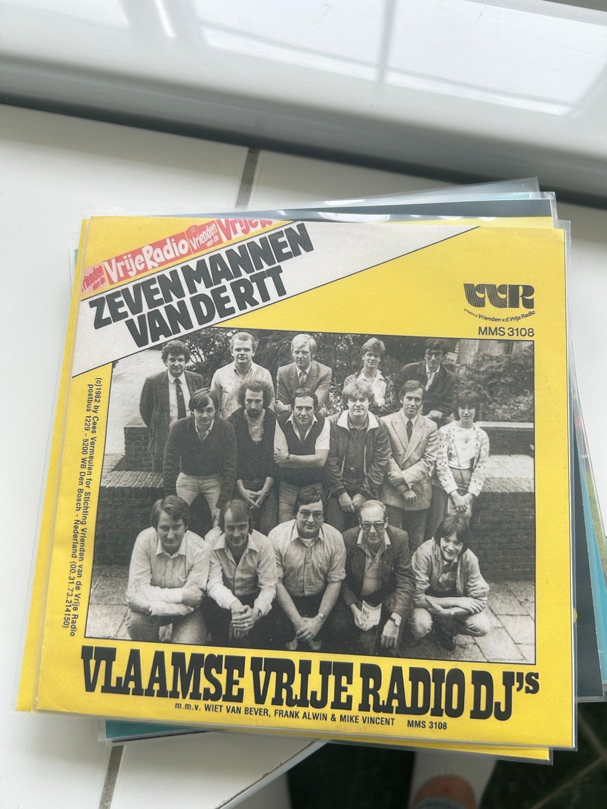 Zeven Mannen Van De RTT / Vlaamse Vrije Radio DJ's - Single, Cd's en Dvd's, Vinyl Singles, Ophalen of Verzenden, Gebruikt, Nederlandstalig
