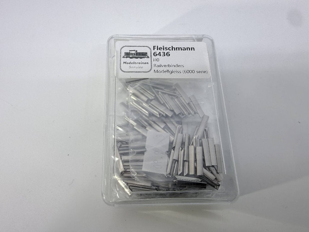 Fleischmann 6436 - Railverbinders voor flexrail & 6000 rails, Gebruikt, Gelijkstroom, Fleischmann, Rails