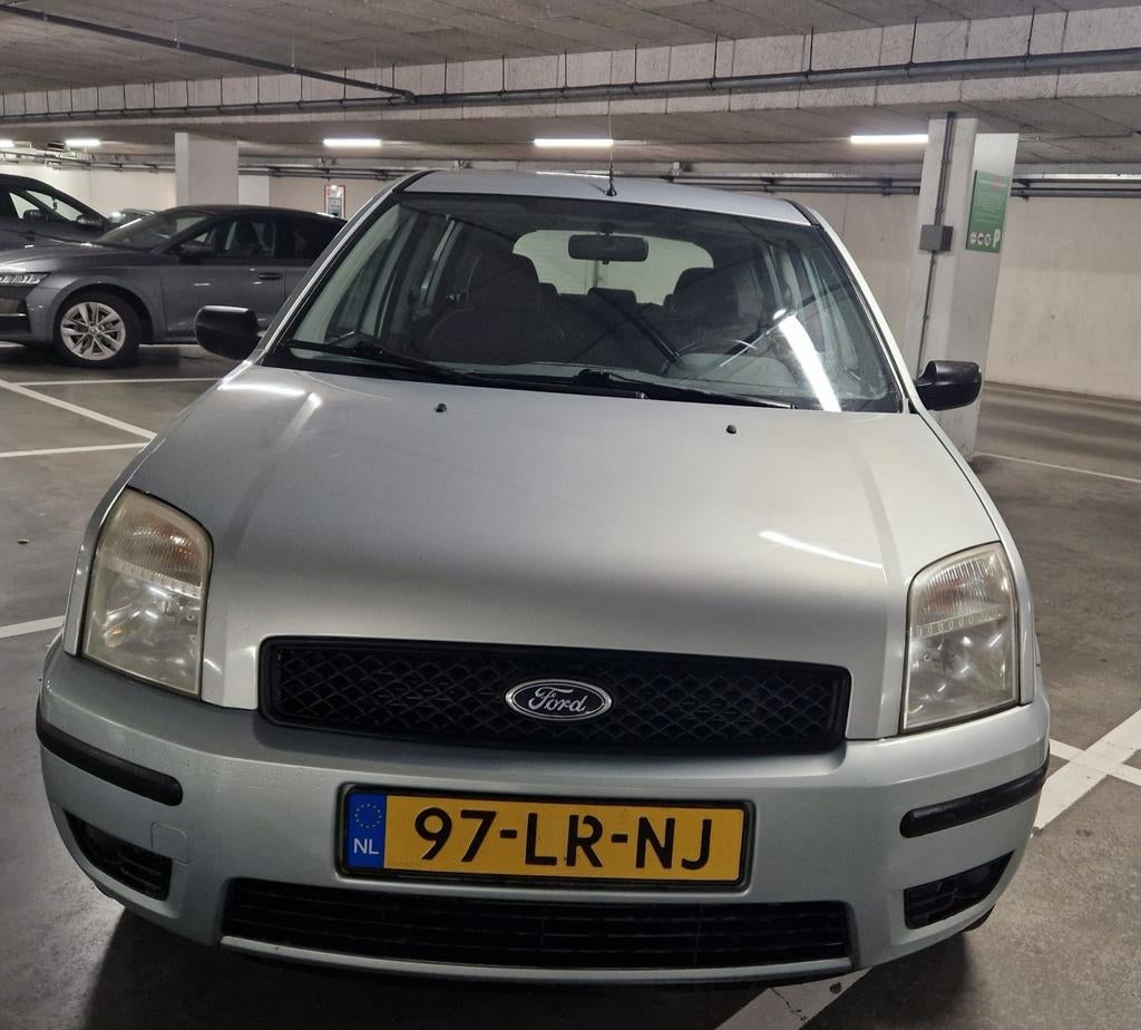Ford Fusion 1.4 16V 2003 Groen, Auto's, Voorwielaandrijving, 40 €/maand, Beige, Origineel Nederlands