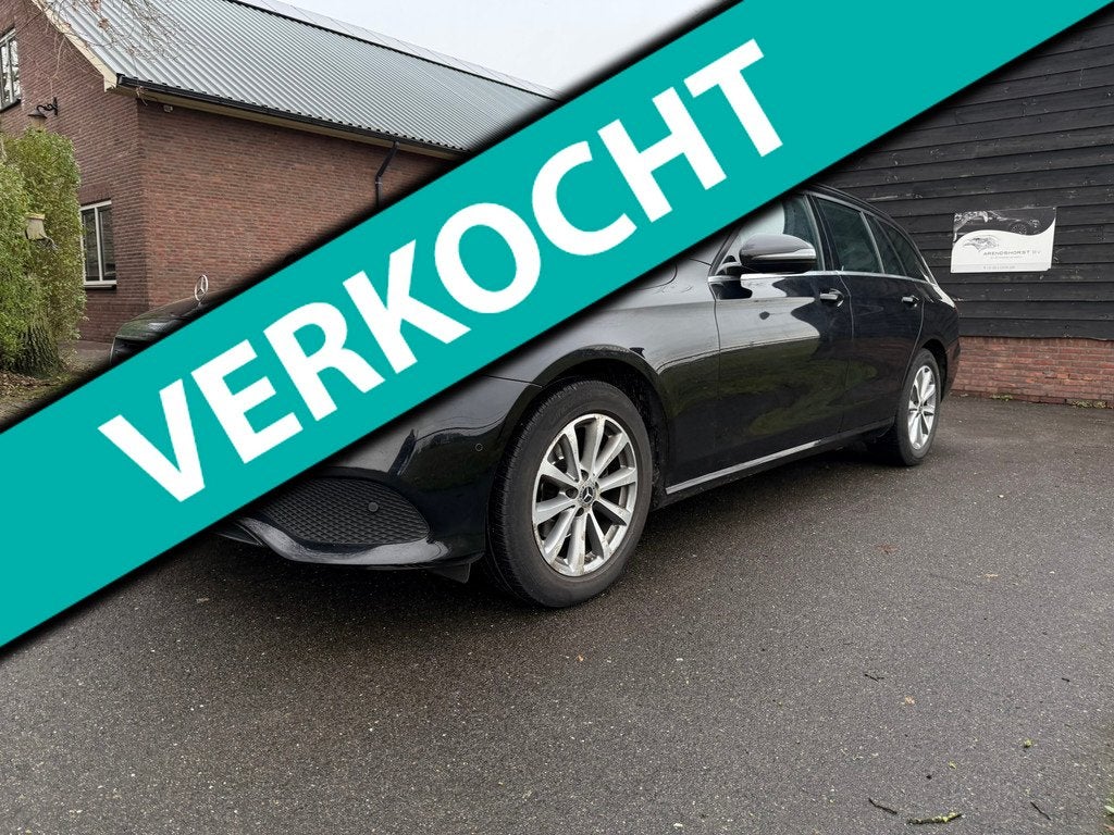 Mercedes-Benz E-klasse Estate 220 d Ambition ( export € 82, Achterwielaandrijving, Gebruikt, Zwart, Origineel Nederlands