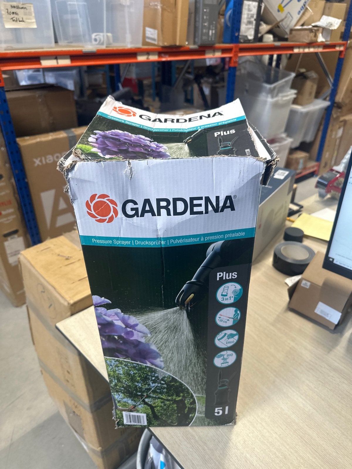 Gardena Drukspuit Plus 5L - Nieuw in beschadigde doos, Ophalen of Verzenden, Nieuw, Overige typen