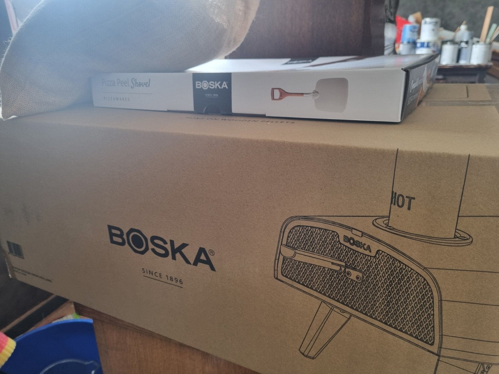 Pizzaoven boska nieuw in de doos,compleet!!!, Ophalen of Verzenden, Nieuw