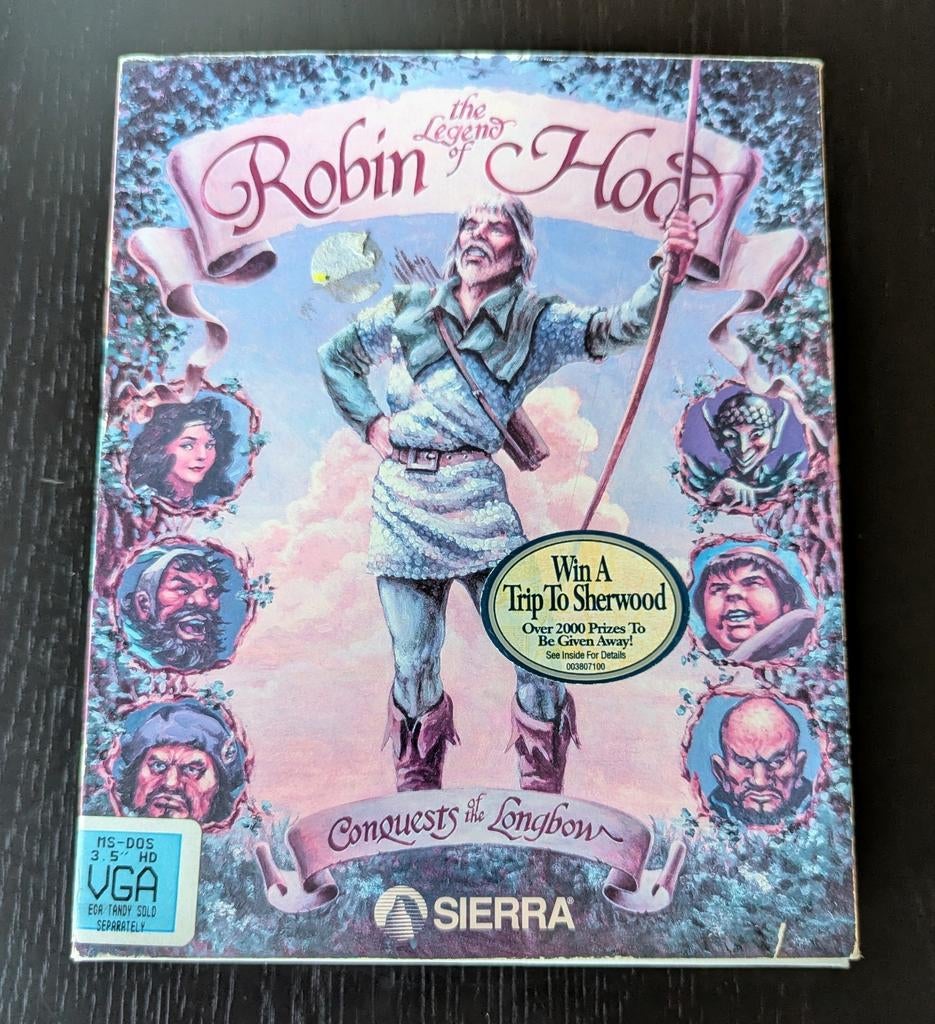 Robin Hood: Conquests of the Longbow big box pc game, Avontuur en Actie, Gebruikt, 1 speler, Ophalen of Verzenden