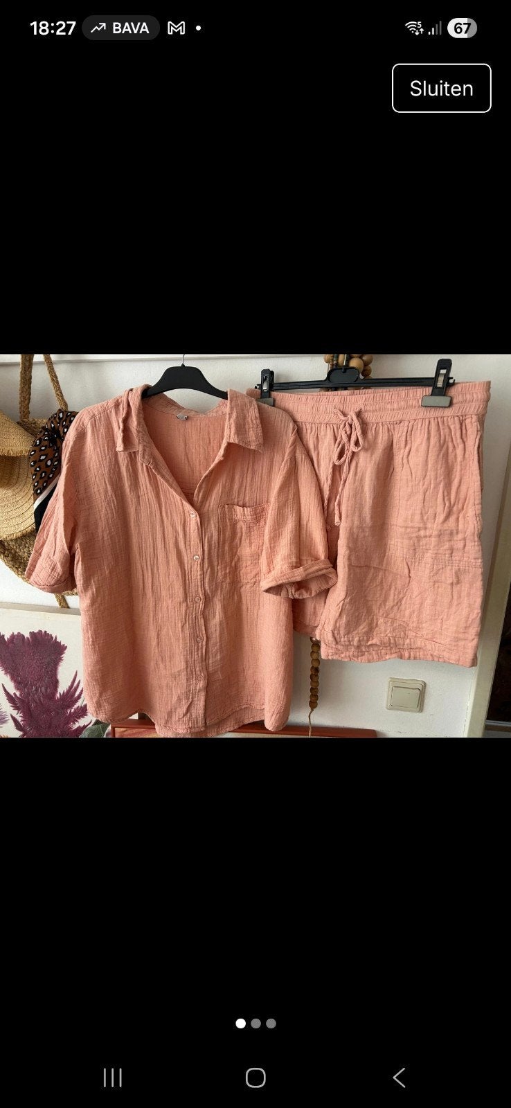 Hema set, Kleding | Dames, Maat 42/44 (L), Ophalen of Verzenden, Zo goed als nieuw, Roze