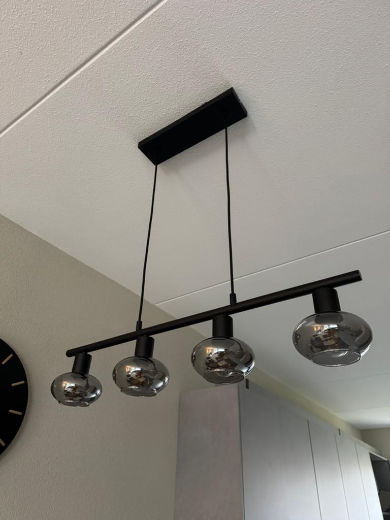 Eettafellamp hanglamp, Ophalen, Zo goed als nieuw