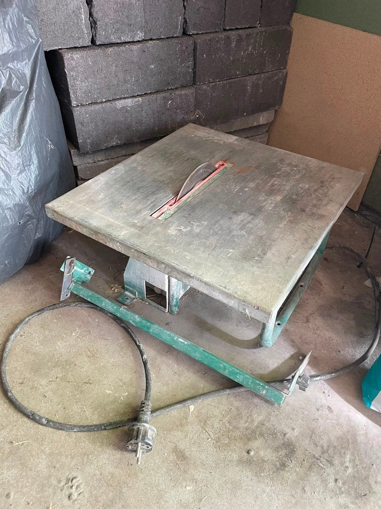 Tegelzaagmachine Gebruikt, Ophalen, Gebruikt, 1200 watt of meer, 30 tot 70 mm